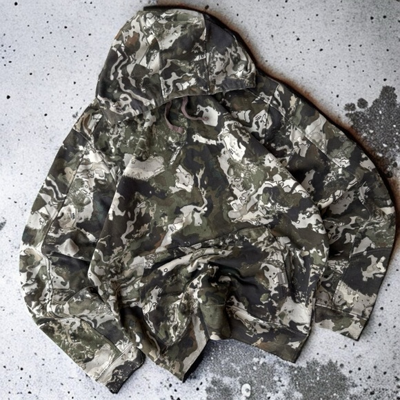 Magellan x Veil Camouflage Oversized Camo Hoodie Winter Fall Outdoors Y2K skater - Picture 1 of 9